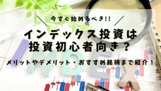 【王道の投資】インデックス投資は投資初心者向き？メリットやデメリット・おすすめ銘柄まで紹介！